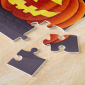 Halloween Hexe mit Pumpkins Puzzle (Seite)