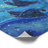 Halloween Hexe mit Schmetterlingen von Renee Lavoi Poster (Ecke)