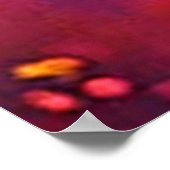 Halloween Hexe mit Skull Face Design Poster (Ecke)