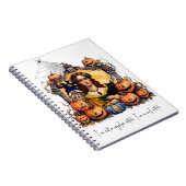 Halloween Hexe mit Zitat Notizblock (Rechte Seite)