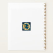 Halloween Hexe mit Zitat Planer (Rückseite)