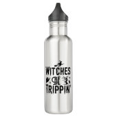 Halloween Hexe Modern Womens Scare Edelstahlflasche (Links)