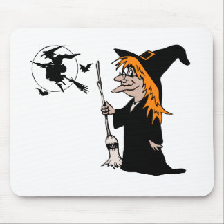 Halloween-Hexe Mousepad