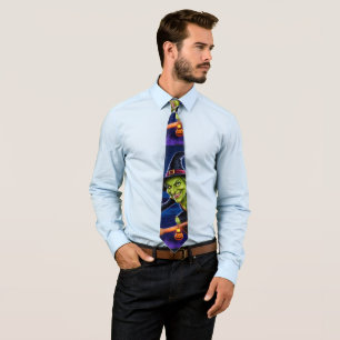 Halloween/Hexe Necktie Krawatte