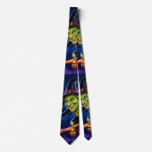Halloween/Hexe Necktie Krawatte (Vorderseite)