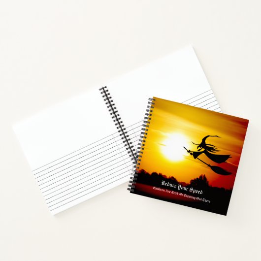 Halloween Hexe Notizblock (Innenseite)