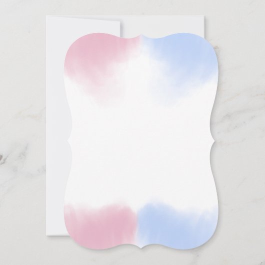 Halloween Hexe oder Zaubergeschlecht Einladung (Rückseite)