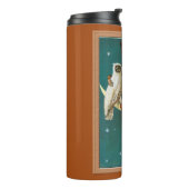 Halloween Hexe & Owl Thermosbecher (Nach links gedreht)