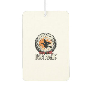 Halloween-Hexe-own-Magic-Vintage-Shirt-Design_1 Autolufterfrischer