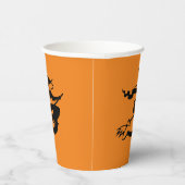 Halloween-Hexe Pappbecher (Rechts)