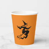 Halloween-Hexe Pappbecher (Vorderseite)