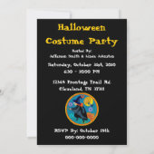 Halloween-Hexe-Party Einladung (Rückseite)