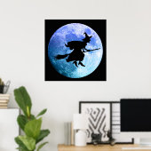 Halloween Hexe Poster (Heimbüro)