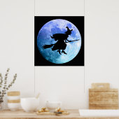 Halloween Hexe Poster (Küche)