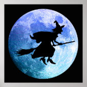 Halloween Hexe Poster (Vorne)