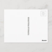 Halloween Hexe Postkarte (Rückseite)