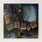 Halloween Hexe Puzzle (Horizontal)