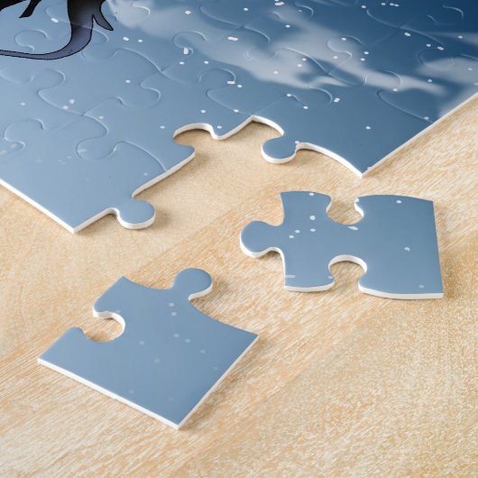 Halloween-Hexe-Puzzlespiel Puzzle (Seite)