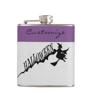 Halloween-Hexe-Reitbesen Thunder_Cove Flachmann