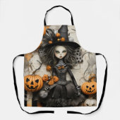 Halloween-Hexe Schürze (Vorderseite)