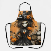Halloween-Hexe Schürze (Vorderseite)