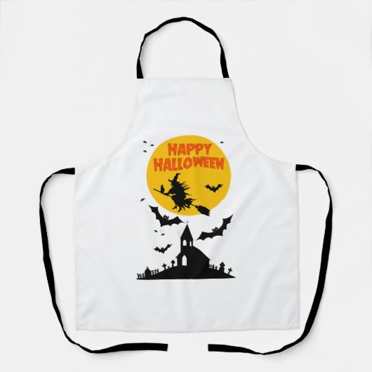 Halloween-Hexe Schürze (Vorderseite)