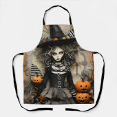 Halloween-Hexe Schürze (Vorderseite)