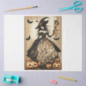 Halloween Hexe Seidenpapier (Basteln)