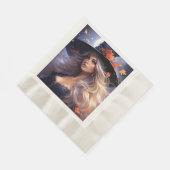 Halloween Hexe Serviette (Ecke)