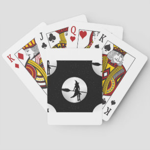 Halloween-Hexe Spielkarten