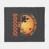 Halloween-Hexe Spukhaus Buh Design_1 Fleecedecke (Vorderseite (Horizontal))