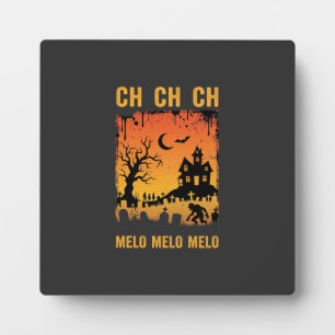 Halloween-Hexe Spukhaus Silhouette Kunst_1 Fotoplatte