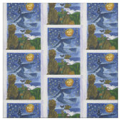 Halloween-Hexe Stoff (Muster)