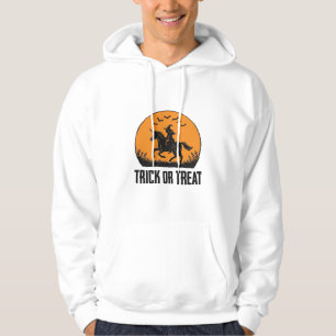 Halloween Hexe Süßigkeiten Oder Saures Vintage Mon Hoodie