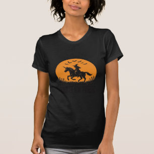 Halloween Hexe Süßigkeiten Oder Saures Vintage Mon T-Shirt