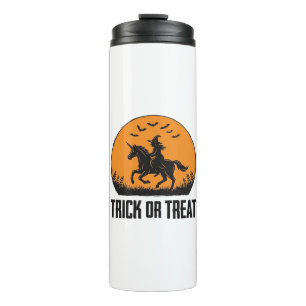 Halloween Hexe Süßigkeiten Oder Saures Vintage Mon Thermosbecher