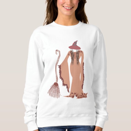 Halloween Hexe Sweatshirt (Vorderseite)