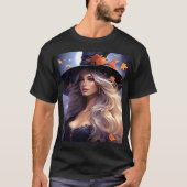 Halloween Hexe T-Shirt (Vorderseite)