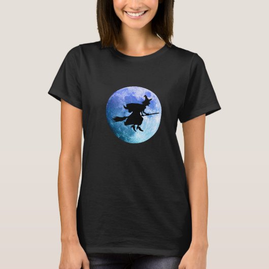 Halloween Hexe T-Shirt (Vorderseite)