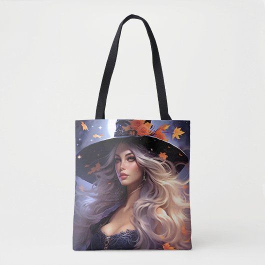 Halloween Hexe Tasche (Vorderseite)