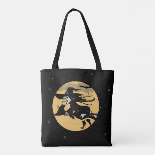 Halloween Hexe Tasche (Rückseite)