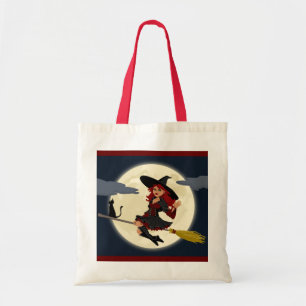 Halloween-Hexe-Taschentasche Tragetasche