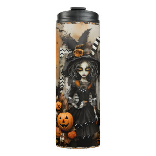 Halloween Hexe Thermosbecher