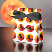 Halloween Hexe und der Blutmond Geschenkschachtel