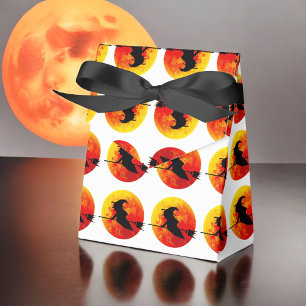 Halloween Hexe und der Blutmond Geschenkschachtel