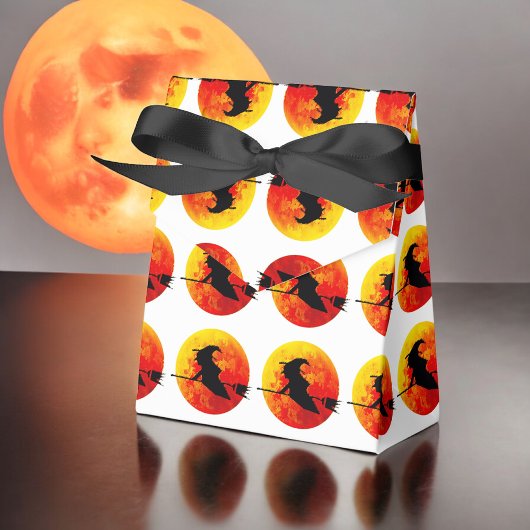 Halloween Hexe und der Blutmond Geschenkschachtel