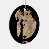 Halloween Hexe und Familiäre Dekorationen Keramik Ornament (Rechts)