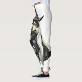 Halloween Hexe und Junge: Dunkle Magie Leggings (Links)