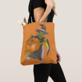 Halloween Hexe und Pumpkin Tanz Funny entworfen Tasche (Von Nahem)