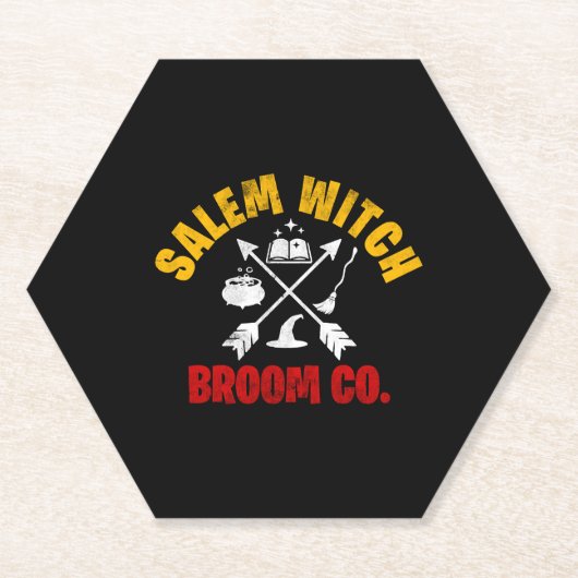 Halloween-Hexe Untersetzer (Vorderseite)